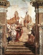 TIEPOLO, Giovanni Domenico The Meeting of Anthony and Cleopatra France oil painting artist